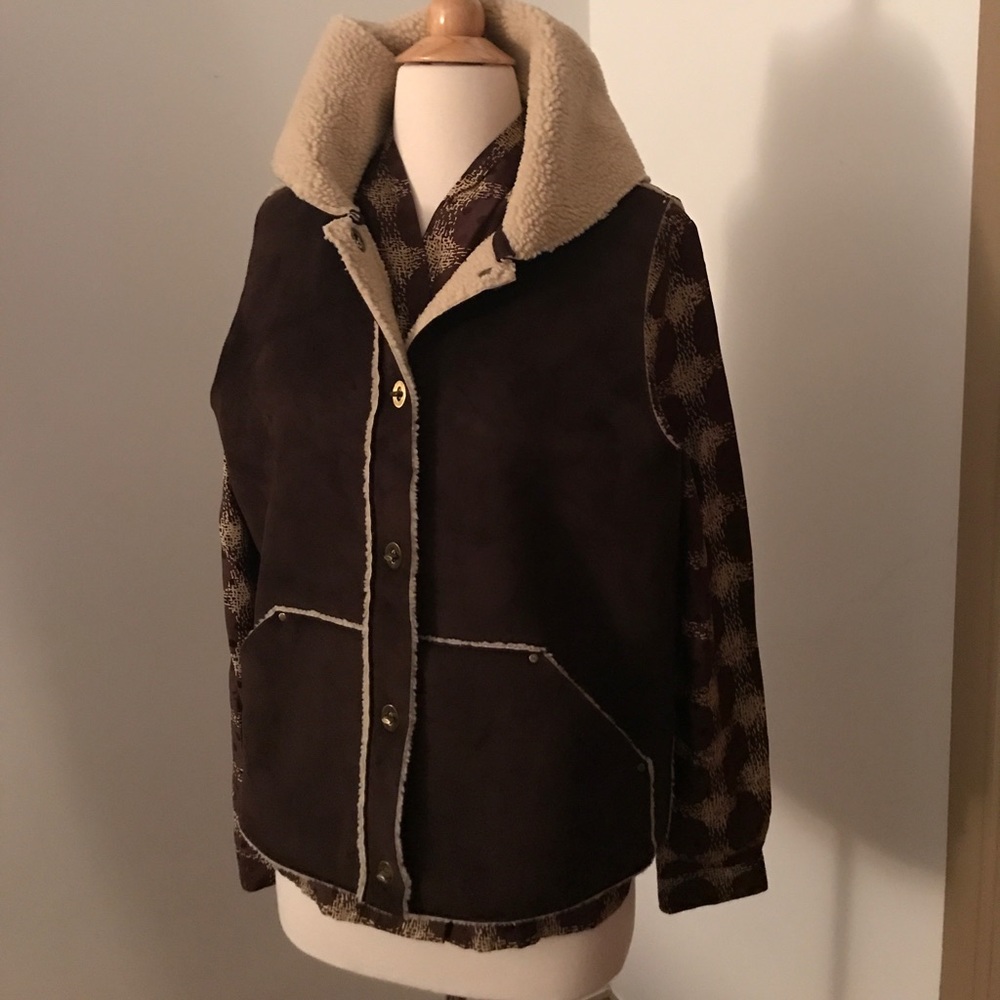 Retro Ralph Lauren faux suede vest